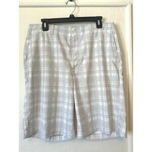 Ben Hogan Plaid Stretch Golf Shorts size 34